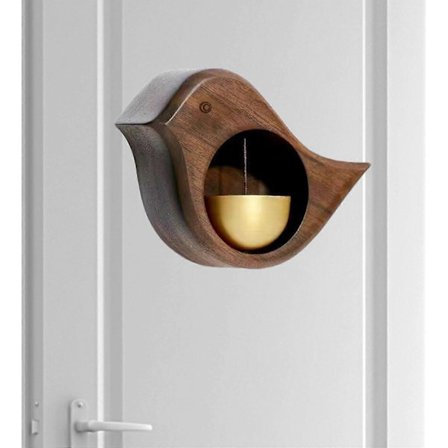 Tredørklokker - Magnetisk dørklokke fugleformet | Sugekopp Butikkinngang (FMY)