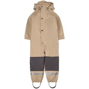 Kuling Douglas Lined Recycled Rain Coverall Sand 98/104 cm - Coveralls - 98/104 cm - Beige
