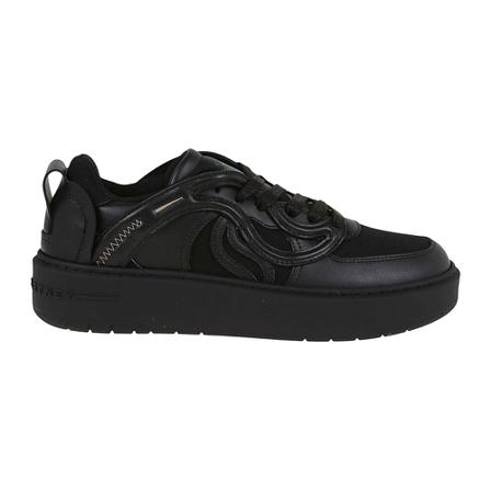 Stella McCartney, Cupsole Ss 52 Alter Sporty Mat Zwart, Dames, Maat:40 EU