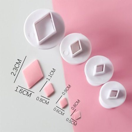 9/12 st Polymer lerskärare Keramisk form DIAMOND-12 ST