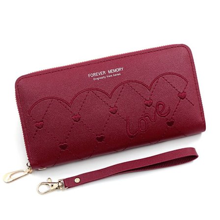 Myntpung Kortholder RØD