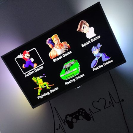 TvSpelkonsol m HDMI Anslutning o 621 Retro Spel f hela familjen