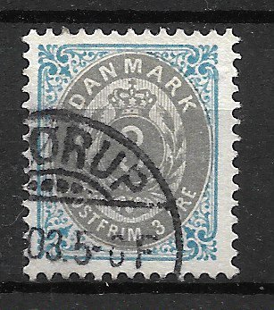 Danmark 1902 - AFA 22Cy - Stemplet