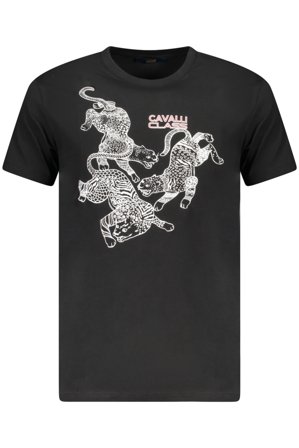 Cavalli Class T-shirt Maniche Corte Uomo Nero