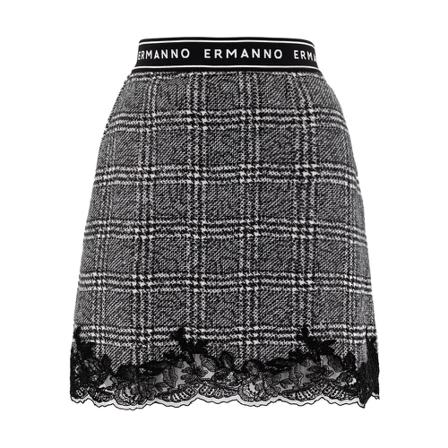 Ermanno Scervino Nederdel D41Eo002Esa_Mf062 Sort, Dame, Størrelse: XS