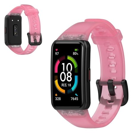 Honor Band 6 kirkas TPU-kellohihna - Pinkki