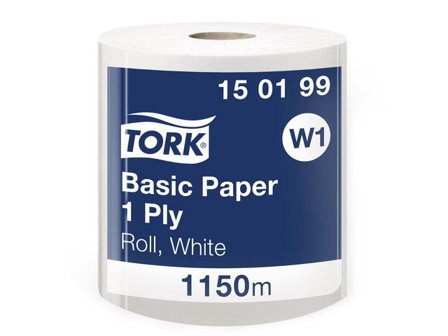 TORK Industritorkrulle Basic W1 vit - Lyreco - Städ och hygien - Toalettpapper och torkpapper - Industritork