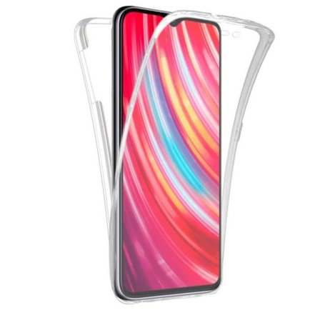 Helskydd 360° - Kompatibel med Xiaomi Redmi Note 8 Pro - Dubbel transparent skydd