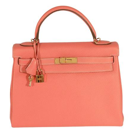 Hermès Vintage Shoulder Bags Orange, Dame Vintage Tasker, Størrelse: ONE Size