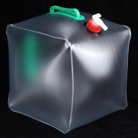 VGEBY 20L Sammenklappelig Vandspand, Foldbar Spand, Bærbar til Camping