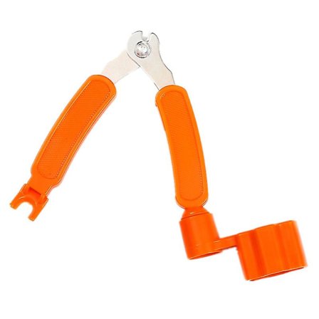 1 Guitar Stemmeskrue Strengoptrækker + Strengepindetrækker + Strengeklipper