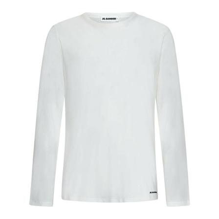 Jil Sander Long Sleeve Tops Hvid, Herre