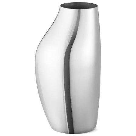 Georg jensen Sky vase, 27 cm, rustfritt stål