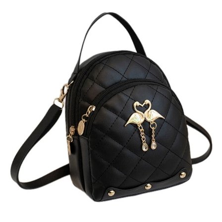 Varkaudenestoreppu irrotettava Multi Pockets -reppu - korkealaatuinen musta 15x7x18cm/5.91x2.76x7.09"