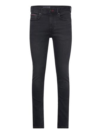 Slim Bleecker Pstr Blair Black Slim Jeans Svart Tommy Hilfiger*Betinget Tilbud