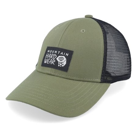 Mountain Hardwear - Grønn trucker Caps - Logo Hat Combat Green Trucker @ Hatstore
