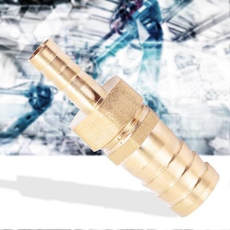 Slangestuds Reducerende Prop Konnektor Messing Fitting (6mm til 19mm)