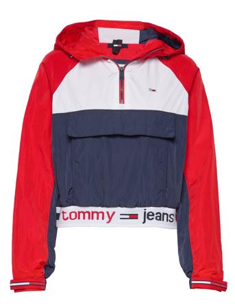 Tjw Branded Hem Popover Red Tommy Jeans