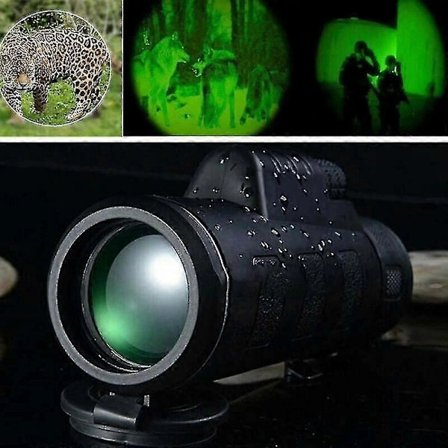 Kraftfuld 40x60 kikkert til udendørs jagt med natkikkert prisme teleskop