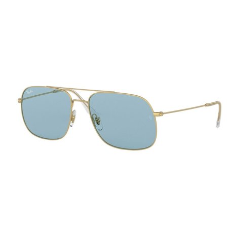 Ray-Ban -Aurinkolasit - Gold Rectangular - Ray-Ban RB3595 901380 5617