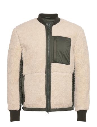 Vintage Sherpa Zip Thru Sweatshirts & Hoodies Fleeces & Midlayers Lyserød Superdry