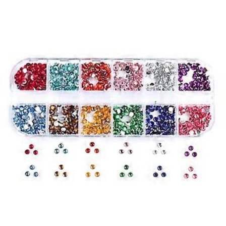 Rhinestones Charms DIY Negle Designs Krystal Ædelstene Manicure Negle Smykker Diamant