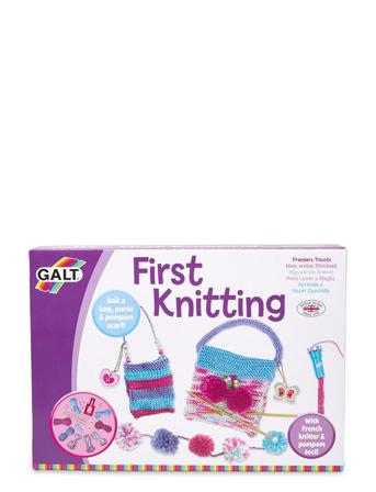 First Knitting Toys Creativity Drawing & Crafts Craft Craft Sets Multi/mønstret Galt
