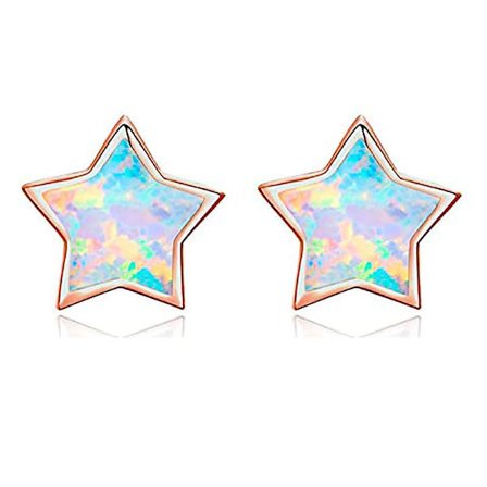 Stjerne Ørestikker Regnbue Børnetilbehør Søde Øreringe
