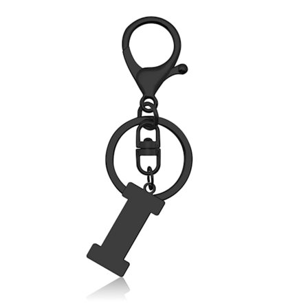 Dame nøkkelring gave med initialer A-Z, en veske nøkkelring med en nøkkelring med alle 26 bokstavene i alfabetet.