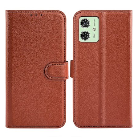 Motorola Moto G54 5G Plånboksfodral med Stativ - Brun