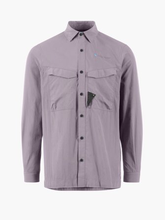 Klättermusen Syn LS Shirt Herren - Purple Dove - M