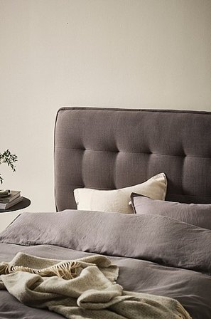 Jotex - Kopfteil 120 Cm Dunkelgrau - ROSARIO - Kaufe Bettkopfteile bei Jotex