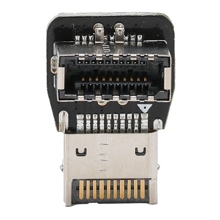 Etupaneelin sisäinen liitin tietokoneen emolevy USB3.1 10G TYPE-E 90 asteen kulma-adapteri (PH74-B (10354))