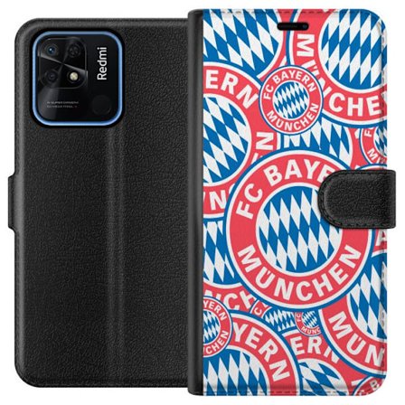 Xiaomi Redmi 10C Lompakkokotelo Bayern München jalkapalloseura Saksa Bundesliiga suuri seura, jolla on historiaa voittava kulttuuri ja pitkäaikainen