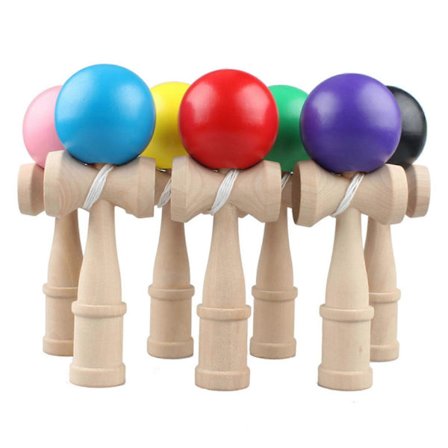 Japansk Kendama Ball Tre Kendama Mini Ball Cup Kaste Fang Ball Leke Interaktivt Spill Ball Småbarn Koordinering Leke