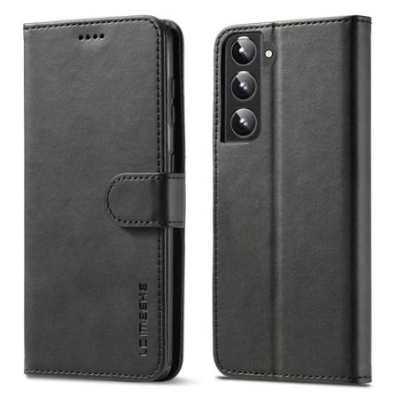 Lc.imeeke Samsung Galaxy S22 Plus Fodral Läder Svart