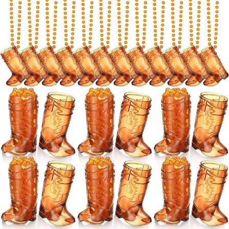 10 Stk Mini Cowboy Boot Briller Western Cowboy Briller BRUN