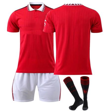 Manchester United tröja 22 23 fotbollströja set No number 24(140-145cm)