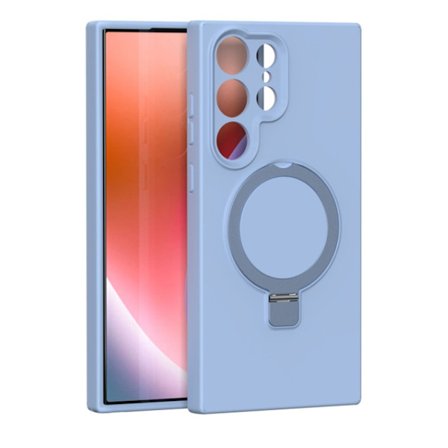 Kompatibel med Samsung S23 Ultra-deksler med flytende magnetiske fester og all-inclusive beskyttelsesdeksler (blå)