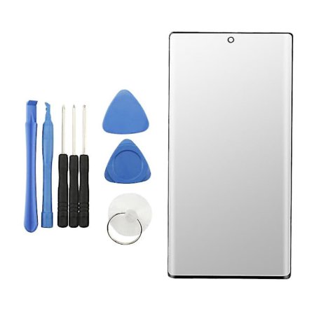 Bytt ut LCD-skjerm foran, ytre glass for Samsung Galaxy Note 10 Plus Black