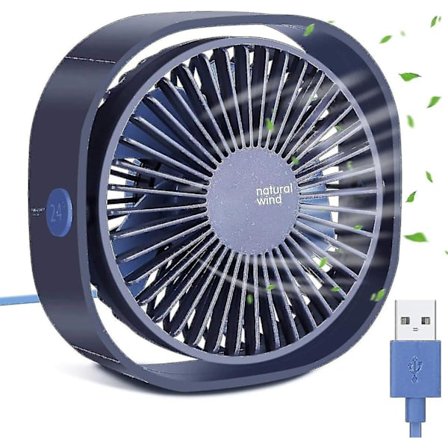 USB lille ventilator (blå)