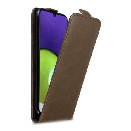 Cadorabo-fodral för Samsung Galaxy A22 4G / M22 / M32 4G i KAFFEBRUNT Skyddande flipskydd magnetisk stängning