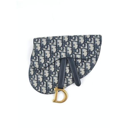 Dior Vintage, Pre-owned Clutches Blauw, Dames, Maat:ONE Size