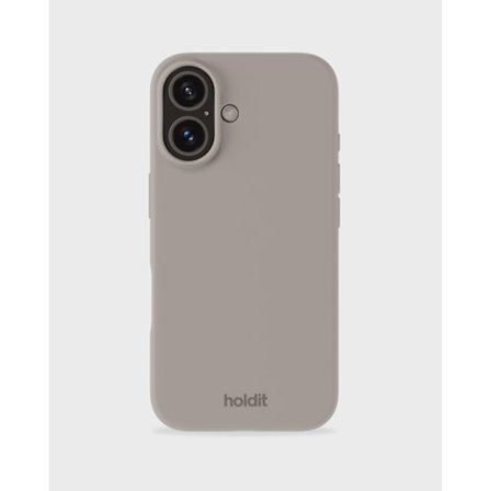 holdit iPhone 16 Mobilskal Silikon Taupe