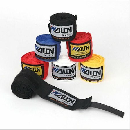 2 st/förpackning Boxningslindor Mma Muay Thai Kickboxningslindor Kompatibel med Träningsbandage 1,5 M Längd 5 cm Bredd gul
