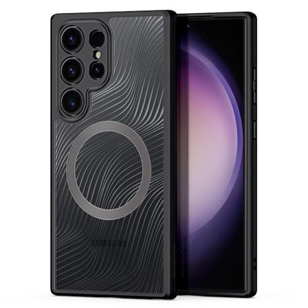 Dux Ducis Aimo -sarjan MagSafe-kuori Samsung Galaxy S24 Ultra - Musta