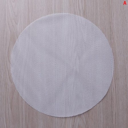 Runde non-stick silikonnettingsduk bakeforinger Steamer Pad D
