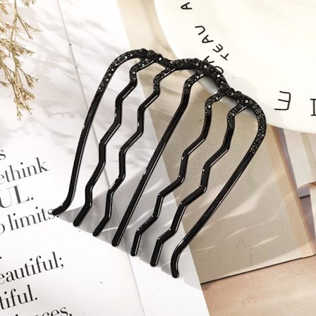 3 st U-formad hårkamplatta Sjutands hårklämma E E E