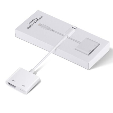 Digital AV-adapter Konverter til iPhone iPad til TV Samme Skærm for Lightning HDMI-kabel