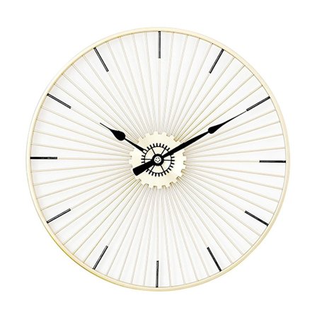 Metallveggklokker, dekorative klokker, stor veggklokke for dekorasjon